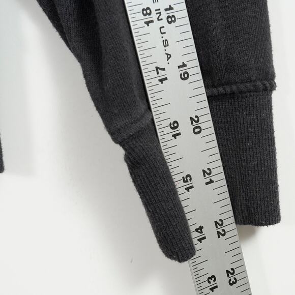 Mickey Mouse Ombré Sweatshirt Double sided Size M Black / Gray - Picture 6 of 7